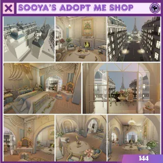 Adopt Me! Paris Royale Suite House Build