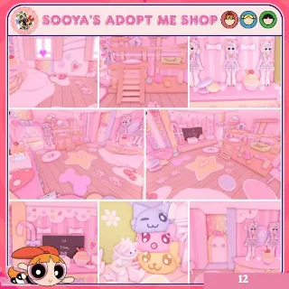 Adopt Me! Cupcake Kitty House Build