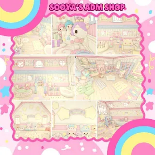 Adopt Me! Chibi Little Twin Star House Build