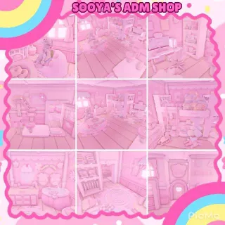 Adopt Me! Numnom soft pink House Build