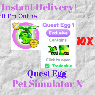 Quest Egg - Game Items - Gameflip