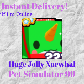 Huge Jolly Narwhal - Game Items - Gameflip