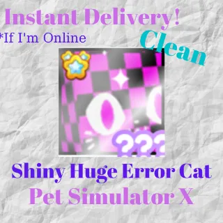 Shiny Huge Error Cat