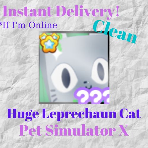 Shiny Huge Leprechaun Cat - Game Items - Gameflip