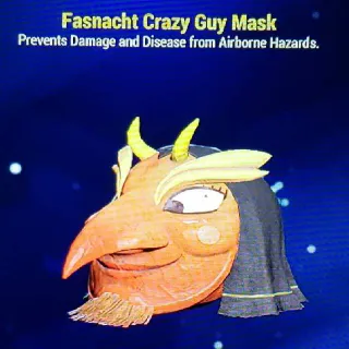 Fasnacht Crazy Guy Mask