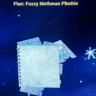 Fuzzy Mothman Plushie