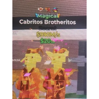 Cabritos Brotheritos 990m/s