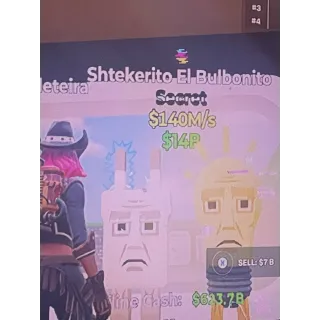 Shtekerito El Bulbonito 140m/s