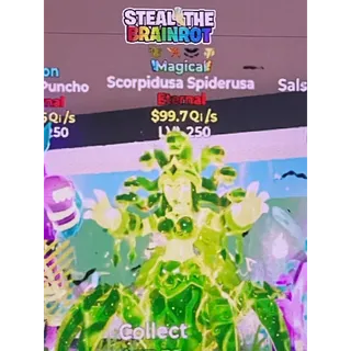 Scorpidusa Spiderusa 99.7Qi/s Max Lv