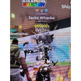 Jacko Whacko Gothic