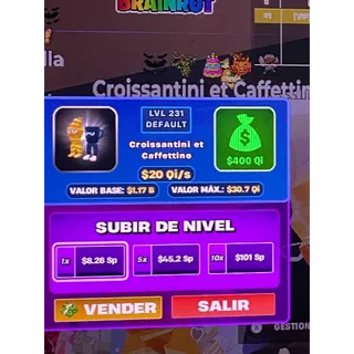 Croissantini et Caffettino 20Qi/s