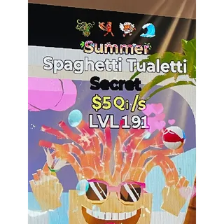 Spaghetti Tualetti 5Qi/s