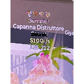 Capanna Distruttore 10Qi/s