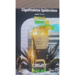 Gigalitraktos Spidorobos 75m/s