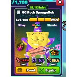 SW 5 STAR GG ROCK SPONGEBOB