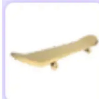 Gold Skateboard