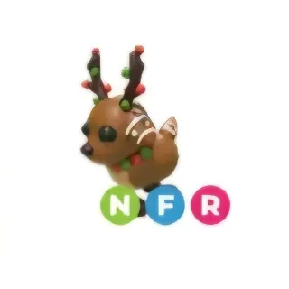 Neon Gingerbread Reindeer Fly Ride
