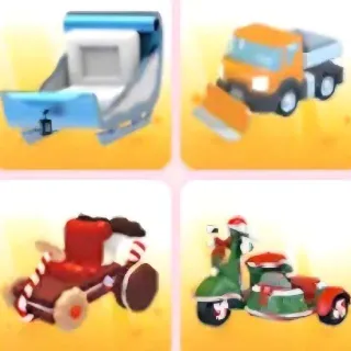 4 CHRISTMAS VEHICLE BUNDLE CAR
