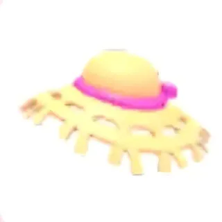 Summer Straw Hat Very Rare Hard To Find