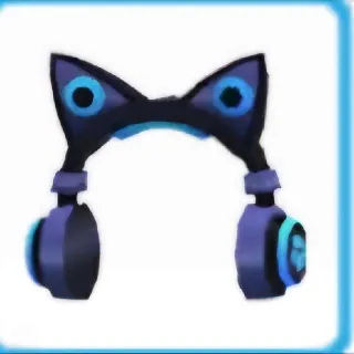 Blue Cat Ear Headphones