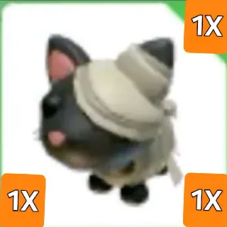 Black Mummy Cat Halloween