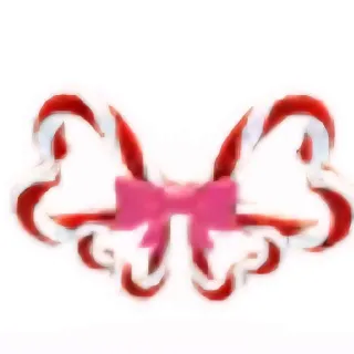 Candy Cane Christmas Wings