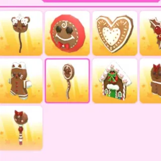 9 Item Gingerbread Toy Bundle Christmas