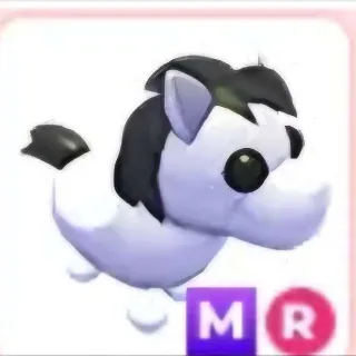 Mega Neon White Shetland Pony