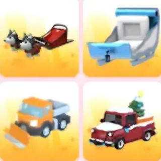 4 CHRISTMAS VEHICLE BUNDLE CAR