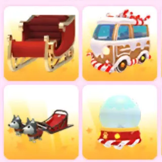 4 Christmas Vehicles