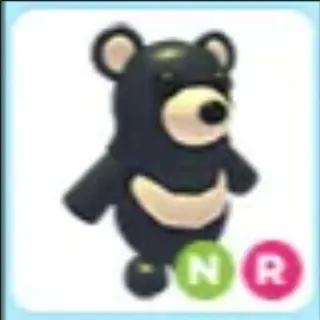 Neon Black Moon Bear Ride