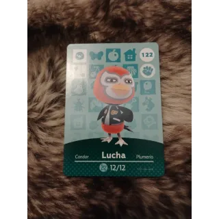 Lucha Animal Crossing Amiibo Card
