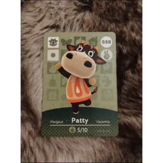Patty Animal Crossing Amiibo Card