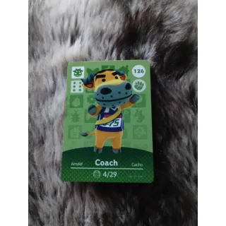 Coach Animal Crossing Amiibo Card