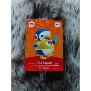 Chabwick Animal Crossing Amiibo Card
