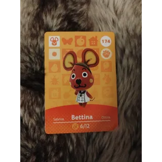 Bettina Animal Crossing Amiibo Card