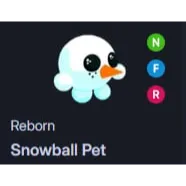 NFR SNOWBALL PET