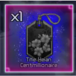 Jujutsu Infinite Heian Centimillionaire Title