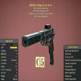 Q50c15c 10mm Pistol