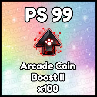 x100 Arcade Coin Boost II