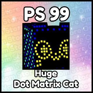 HUGE DOT MATRIX CAT