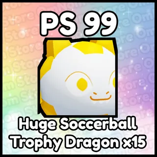 x15 Huge Soccerball Trophy Dragon
