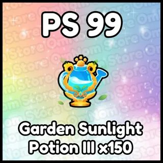 x150 Garden Sunlight Potion III