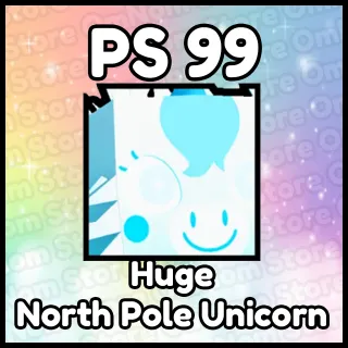 Huge North Pole Unicorn