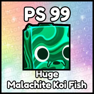 Huge Malachite Koi Fish