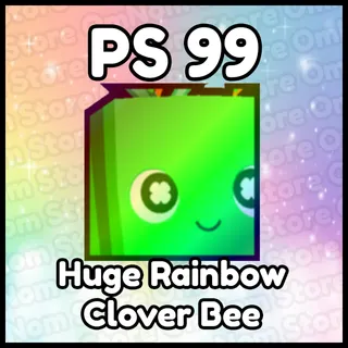 Huge Rainbow Clover Bee