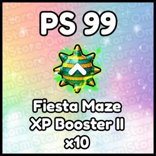 x10 Fiesta Maze XP Booster II