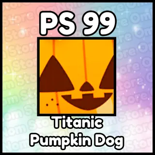 Titanic Pumpkin Dog