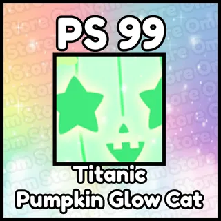 Titanic Pumpkin Glow Cat