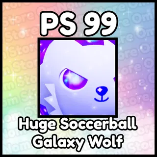 x5 Huge Soccerball Galaxy Wolf